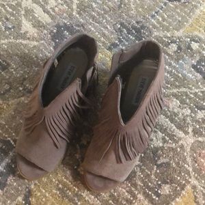 Fringe booties